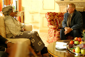 President of Liberia, Ellen Johnson Sirleaf and Ed Scott, Founder, Center for Global Development