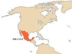 Map showing Mexica