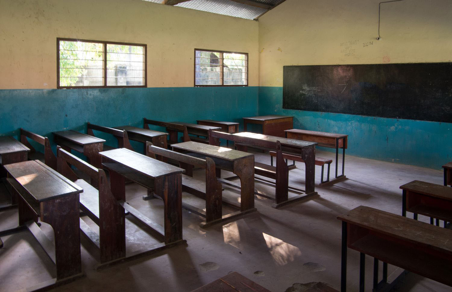 African school classroom