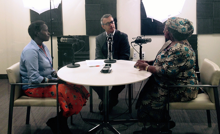 Joyce Banda and Kakeny Ntaiya with Rajesh Mirchandani on the CGD Podcast