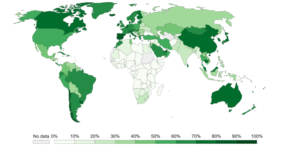 Share of the population fully vaccinated against COVID-19