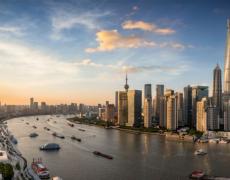 An image of the Shanghai skyline.