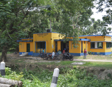 An image of a primary health centre in Berachampa, India 